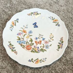 AYNSLEY VTG Cottage Garden Bone China Plate